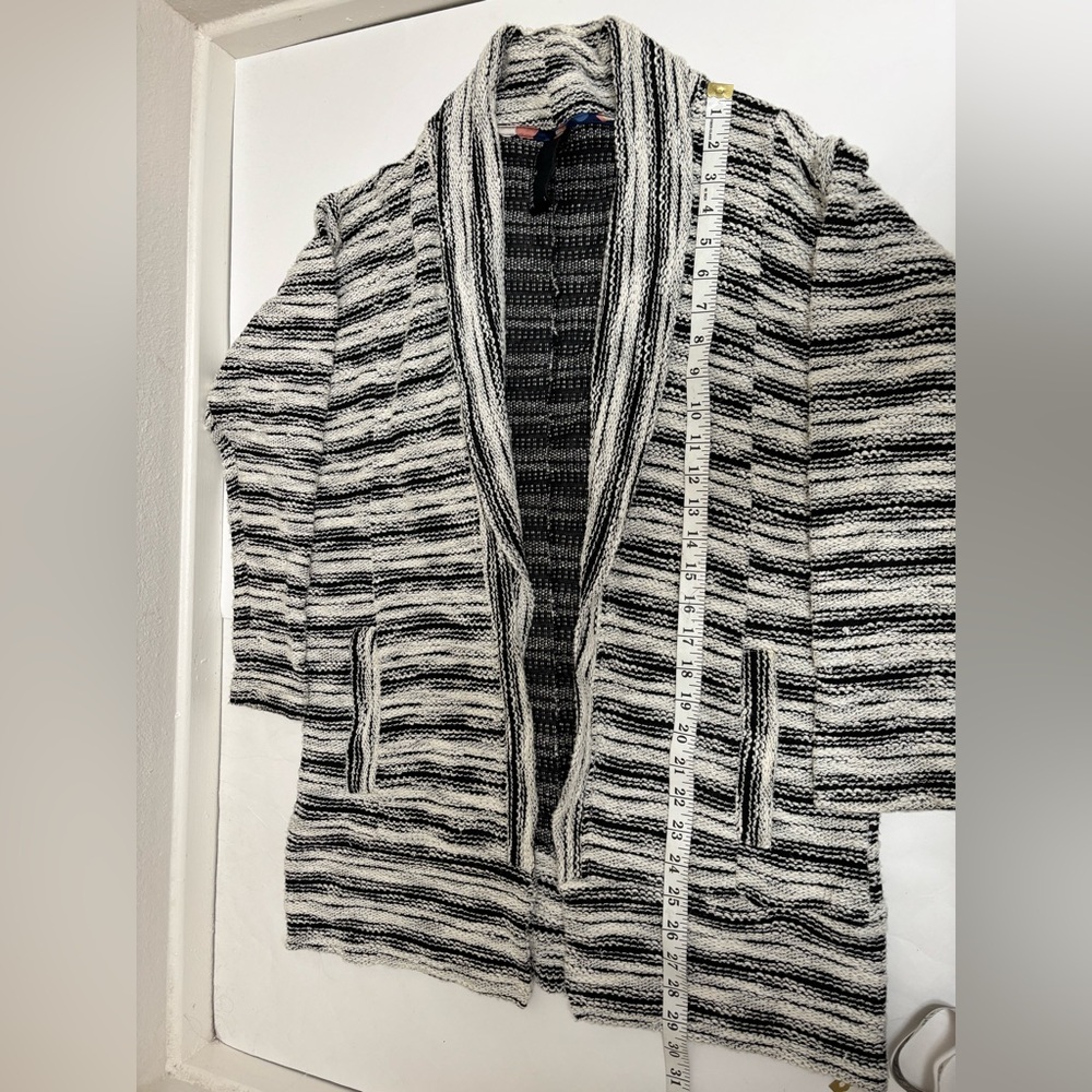 Anthropologie Dolan Verona textured long cardigan duster size small S pockets - Picture 7 of 13